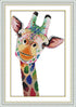 Maydear Cross Stitch Stamped Kits Full Range of Embroidery Starter Kits Beginners for DIY 11CT 3 Strands - Giraffe 14.2×20.5(inch)...