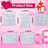 5 Packs Valentine's Day Earring Resin Silicone Molds Kit, Love Heart Shape Resin Mold with 300Pcs Earring Hook Jump Ring for Epoxy Resin Casting D...