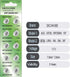 SKOANBE SR726SW 397 1.5V Silver Oxide Watch Battery-10 packs...
