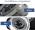 4 PCS Car Steering Wheel Gear Sleeve, Flexible Steering Coupling, Repair Replacement Accessories, Compatible with Hyundai Elantra, Hyundai Veloste...