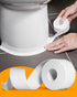 Kakoka Toilet Caulk Strip (10.5 Feet), Waterproof White Caulk Tape for Toilet, PVC Self Adhesive Toilet Tape Tub Caulking Strip...