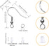360 Pcs 925 Sterling Silver Earring Hooks Kit?Include Ear Wires Hypo-allergenic Earring Fish Hooks, Open Jump Rings, Clear Silicone Earring Backs ...