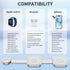 4 in 1 Wireless Charger for Apple: Used for iPhone 11 12 13 14 15, Wireless Charging Station for Galaxy S9 10 21 22 23, Wireless Charging Stand fo...