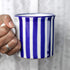 City to Cottage Handmade Dark Navy Blue Stripe Ceramic Extra Large 17.5oz/500ml | Hot Chocolate, Coffee, Tea Mug, Cup with Handle Unique Designer ...
