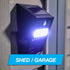 PIC 2-in-1 Solar Bug Zapper and Motion Sensor LED Light, Outdoor Electric Insect Killer, Mosquito Fly Zapper Trap for Outdoor Use...