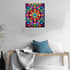 Aihonmin Rustic Flower Pattern Pictures paint by numbers for adults beginner?DIY Abstract Floral Pictures Kit Art Craft Canvas Wall Decoration Dig...