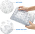AmazerBath Bath Tub Mat, Medium Size 27.6 x 15 Inches Non-Slip Shower Mats with Suction Cups and Drain Holes, Bathroom Bathtub Mats Machine Washab...