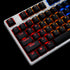 Black White Cherry Profile PBT Double Shot 104 108 ANSI ISO Top Print Shine Through Translucent Backlit keycap Suitable for MX Mechanical Keyboard...