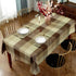 Rectangle Tablecloth Plaid Style Polyester Table Cloth Spillproof Dust-Proof Wrinkle Resistant Heavy Weight Table Cover for Kitchen Dinning Tablet...