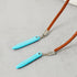 INENIMARTJ Boho Leather Necklaces for Women Suede Choker Necklace Vintage Bohemian Turquoise Necklace Layered Leather Choker Y-Necklaces Trendy We...
