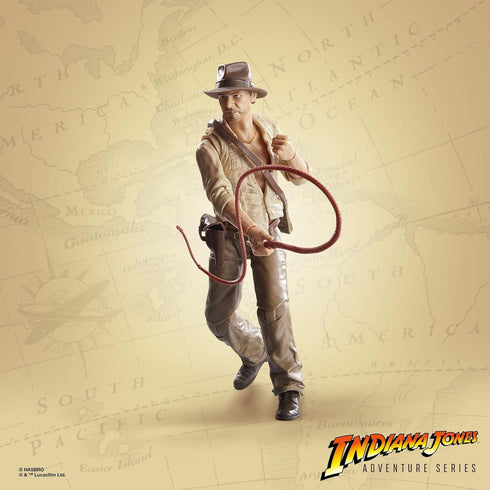 Indiana Jones Adventure Series: Indiana Jones and The Raiders of The Lost Ark, Indiana Jones (Cairo) Action Figure, 6-Inch Action Figures, Ages 4 ...