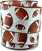 RG Ribbon with Printed Footballs, Wired Edges, 2.5" Inches x 10 Yards, for Sports Bows, Wreaths, and Decorations...