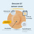 10 x Dexcom G7 Sensor Covers, Overpatch, Last Up to 14 Days, Sweat & Waterproof, CGM, Glucose Monitor Protection, Rainbow...
