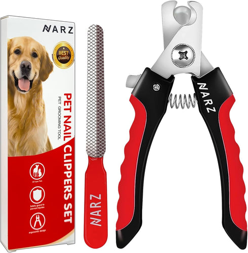 Dog Nail Clippers Professional Dog Nail Trimmers & Pets Nail Trimmers Cat Nail Clipper with Pet Nail File Cat Nail Trimmers with Safety Lock to Pr...