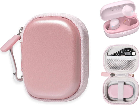 getgear case for TOZO A1 Mini Wireless Earbuds Bluetooth 5.3 in Ear Light-Weight Headphones Built-in Microphone (Rose Gold)...