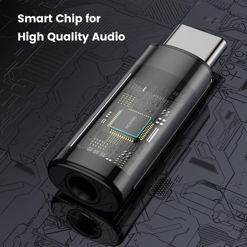 MOSWAG USB C to 3.5mm Headphone Adapter, Typc C to 3.5mm Aux Headphone Adapter, USB C to Aux Audio Zinc Alloy Adapter for Samsung GalaxyS23 S22 S2...