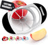 SCHVUBENR 3.5 Inch Apple Slicer - Professional Apple Cutter - Stainless Steel Apple Corer - Super Sharp Apple Slicer and Corer - Apple Tool with 8...