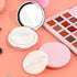 2 Pcs Loose Powder Container with Puff 0.17/0.7 oz Refillable Empty Powder Compact Makeup Powder Travel Container Case Portable Powder Puff and Co...