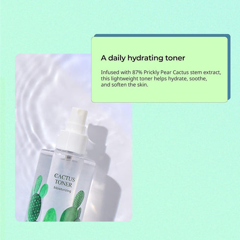 Yadah Cactus Toner 7.1 Fluid Ounce, Cruetly Free Prickly Pear Hypoallergenic Moisturizing Skin Care...