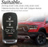 Vitodeco Genuine Leather Smart Key Fob Case Cover Protector Compatible with RAM 1500, RAM 2500, RAM 3500 2019-2025 (5-Button with Tailgate, Black/...