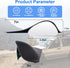 LivTee Blind Spot Mirror with Side Mirror Rain Guard, Carbon Fiber 2-in-1 Side Mirror Covers Kit with Wide Angle Adjustable Stick for Cars SUV and...