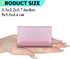 Rose Gold Business Card Holder for Desk, Cute Business Card Holder Display Stand, Metal Desktop Business Card Organizer for Women (2nd Generation)...