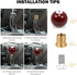 RYANSTAR Shifter 7 Ball Billiard Pool Custom Shift Knob Universal Stick Shifter Knobs for Car SUV Bus Truck...
