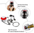 FERRODAY 12-Pack 18mm Glass Bottle Caps with Replacement Silicone Gaskets - Airtight, Leakproof, Easy Swing Top Lids...