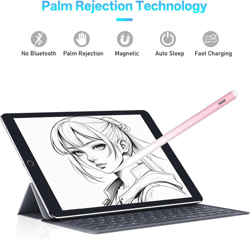 Stylus Pencil for Apple iPad Air 2024 11/13 inch M2, iPad Pro 13/12.9/11-inch, iPad Air Pencil 6/5/4/3th Generation, iPad Pro Pencil 3/4/5/6th Gen...