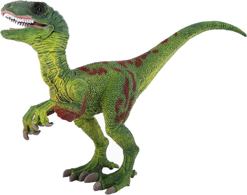 Gemini&Genius Velociraptor Dinosaur Toy for Kids, Velociraptor with Moveable Jaw and Hands, Detail Raptor Action Figure Toy Gift and Dinos World C...