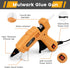 Mulwark Mini Hot Glue Gun Kit Fast Hot Glue Gun With Glue Sticks 30 pcs, Hot Glue Gun Sticks Mini for DIY Projects, 20W Hot Melt Glue Gun for Home...