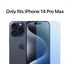 Screen Protector for iPhone 14 Pro Max Screen Protector (2 Pack), Case Friendly 9H Hard Tempered Glass Anti Shatter, Scratch Resistant, No Bubbles...