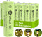 Porvoo AA Ni-MH 600mAh 1.2V Rechargeable Batteries, AA Solar Batteries for Outdoor Solar Lights, Garden Lights, String Lights (12Pack AA)...