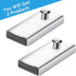 2 Pieces Magnetic Seam Guide for Sewing Machine Magnet Seam Guide Ruler Straight Seam Gauge Sewing Machine Attachments...