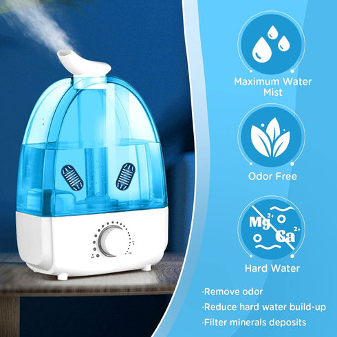 12 Pack Humidifier Cleaner Demineralization Cartridge Universal Humidifier Cleaner Compatible with Protec Tank Cleaning Fish Drop Filter Humidifie...