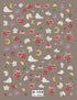 Flowers Nail Art Stickers 5D Flowers Nail Stickers Spring Red Pink Rose Nail Decals Daisy Nail Art Design Decals for Nail Art Cloud Cute Designs S...
