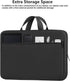 15.6 Inch Laptop Sleeve, Water Resistant Laptop Case Protective Computer Cover with Pocket, Durable Computer Carrying Bag Compatible with MacBook,...