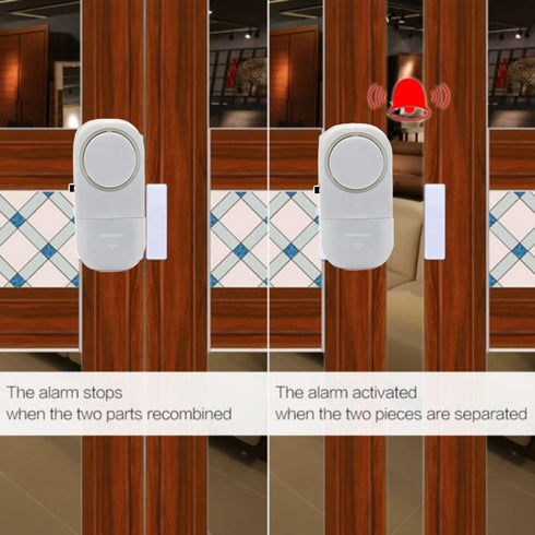Wireless Entry Home Door Window Burglar Alarm-Safety Security Alarm System Magnetic Sensor (Pack of 5) 1...