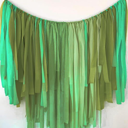 PartyWoo Crepe Paper Streamers 4 Rolls 328ft, Pack of Crepe Paper Kiwi Green Party Streamers, Crepe Paper for Birthday Decorations, Party Decorati...
