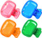 4 Pack Travel Toothbrush Head Covers Toothbrush Protector Cap Brush Pod Case Protective Portable Plastic Clip for Household Travel, Bathroom, Scho...