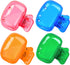 4 Pack Travel Toothbrush Head Covers Toothbrush Protector Cap Brush Pod Case Protective Portable Plastic Clip for Household Travel, Bathroom, Scho...