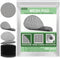 vensovo Mesh Pad for Flower Pots - 100 Pack 2 x 2 inch Bonsai Pot Bottom Grid Mat Mesh, Plant Drainage Mesh Screen with Hot Melt Edge, Round Plant...