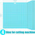 Cutting Mat for Cricut 4 Pack Accessories and Supplies Light Replacement Blue Cut Pads Cricket Cards for Cutting Machine Maker/Maker 3/Air/Air 2 w...