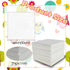 60PCS Felt Sheets Fabric, 4" X 4" Soft Felt Fabric for Crafts Halloween Christmas Fabric Fall Felt Squares for DIY and Sewing Projects (White)...
