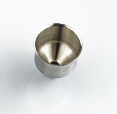 SE Stainless Steel Funnel for Flasks, Small Metal Funnel for Filling Drinking Liquor Flask, Transferring Oil, Juice, Milk, Attached Screw-On Cap...