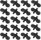 20Pcs Aquarium Isolation Plate Suction Cup Divider Holders Bracket, Fish Tank Plastic Sheet Divider Suction Cup (Black)...