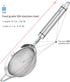 304 Stainless Steel Fine Mesh Strainers for Kitchen, Colander-Skimmer with Handle, Sieve Sifters for Food, Tea, Rice, Oil, Noodles, Fruits, Vegeta...