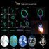 Lotus Charm Necklace Antique Decor Cameo Pendant 2 Chains Velvet Pouch for Gift...