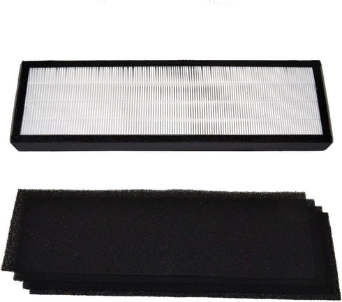 HQRP HEPA Filter B w/ 4-Pack Carbon Filters compatible with GermGuardian AC4800 AC4820 AC4900CA AC4825 AC4850PT, compatible with Oransi Finn; part...