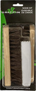Griffin Shoe Care - 3-Piece Shine Kit - Horsehair Shine Brush, Polish Applicator, Shine Cloth - Premium Shoe Shine Kit...
